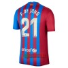 Oficiální Fotbalový Dres FC Barcelona Frenkie De Jong 21 Domácí 2021-22 pro Muži